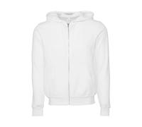 Full zip hoodie Bella + Canvas Blanc XS