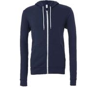 Full Zip Hoodie Bell Canvas Long Sleeve Pullover Hooded Sweatshirt Jacket