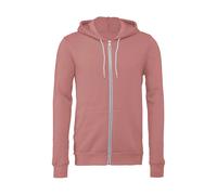 Full zip hoodie Bella + Canvas Rose S