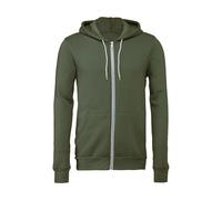 Full zip hoodie Bella + Canvas Vert M