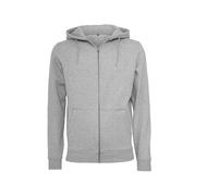 Full zip hoodie Build Your Brand Gris XL