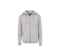 Full zip hoodie Build Your Brand Gris XL