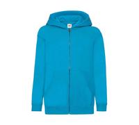 Full zip hoodie for kids Fruit of the Loom Classic Bleu 7/8 ans
