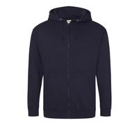 AWDis Just Hoods Men's Zoodie Hoodie, Blue (New French Navy), Large