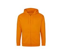 AWDis Just Hoods Men's Zoodie Hoodie, Orange (Orange Crush), Small