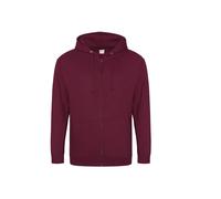 Full zip hoodie Just Hoods Rouge L