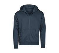 Full zip hoodie Tee Jays Urban Bleu S