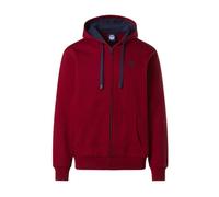 Full-zip hoodie with embroidered logo - male - North Sails - Zip-throughs - Red - 4XL - Sweatshirts & Hoodies 4XL