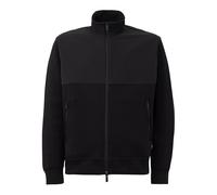 Full Zip Stretch Cotton Blend Sweatshirt - male - Armani Exchange - Zip-throughs - Black - M - Sweatshirts & Hoodies M