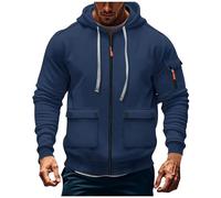 Full Zip Sweatshirts For Men Uk Tactical Sweatshirt Mens Slim Fit Fleece Jackets Long Sleeve Hoodie Drawstring Casual Jakcets Fleece Comfortable Hoody Sweatshirt With Pockets Sweatshirts