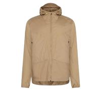 Full zip waterproof hooded jacket KnowledgeCotton Apparel Vent ripstop 90 Marron M