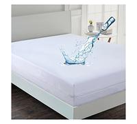 Full Zip Waterproof Mattress Protector Cover, Zipper Sides with Flap, Fully Fitted Encasement, Breathable, Hypoallergenic, Anti Bed Bug & Dust Mite, Easy Care, Machine Washable (Single)