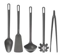FULLÄNDAD 5-Piece Kitchen Utensil Set, Grey+ Free Finchley Refill Pen (2)