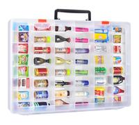 FULLCASE Case Compatible with 5 Surprise for Mini Brands Toys Series 1-4 Mystery Capsule Storage, for Mini Mart Collection Organizer for Collectibles(Case Only) (Multicolor)