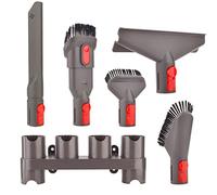 Fullclean Brush Mount Holder Organizer Attachment Kit for Dyson Gen 5 V15 V12 V11 V10 V7 V8 Absolute Detect Torque Drive Cyclone Cordless Handheld Vacuum Cleaner