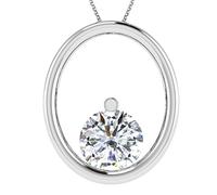 Fullcutdiamond 0.01 cts Diamond Pendant in Gold & Real Diamonds