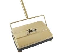 Fuller Brush Electrostatic Carpet & Floor Sweeper with Additional Rubber Rotor-9" Cleaning Path-Rich Gold