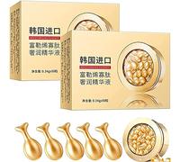 Fullerene Oligopeptide Korean Firming Capsule Mask, Facial Serum Collagen Anti-wrinkle Anti-aging Moisturizing Essence Capsule (100pcs)