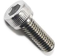 Fullerkreg m3 x 8mm Socket Head Cap Screws, Allen Socket Drive, Din 912, AISI 304 Stainless Steel (18-8), Full Thread, Bright Finish, Machine Thread, Quantity 100