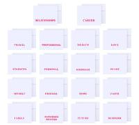Fullhawl 18 Pcs Colored Prayer Board Envelopes with Assorted Motivational Words Prayer Board Supplies for Women Colored Envelopes for Invitations Friend Religious Christian Gift (White)