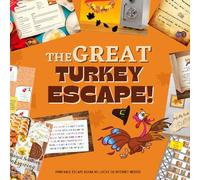 Fullhawl Thanksgiving Turkey Escape Room Game 28 Cards Card-Based at-Home Escape Room Experience Family Friend Fun for Adults Thanksgiving Party Games Supplies for 1 to 6 Players 60 Minute Game