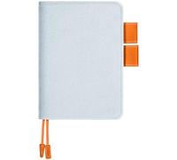 Fullhawl Velvet Cover for A5 Notebooks Planner Cover for Weeks A5 Planner Inserts & Refill Paper 6.4 x 9 Inches Refillable Notebook for Student(Light Blue)