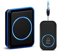 FullHouse 1000+ Feet Wireless Call Button, SOS Alert Nurse Fall Assist System for Patients/Disabled at Home, IP55 Waterproof