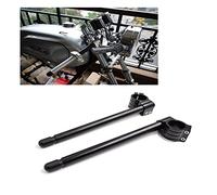 Fullibars Φ30mm clip ons handlebar fit for fork tube Φ30mm cafe racer build,motorized bike clip on Φ 7/8" bars CNC aluminum machined