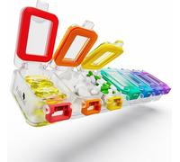 Fullicon Pill Box 7 Day 1 Time a Day, Moisture Proof, Rainbow Clear