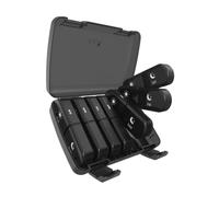 Fullicon Pill Box 7 Day 2 Times a Day - AM PM Weekly Pill Organiser, Travel Medication Organizer, Large Tablet Dispenser, Dosette Box for Pills & Vitamins (Black)