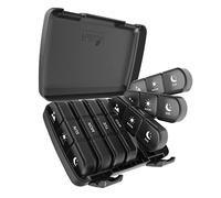 Fullicon Weekly Pill Box 3 Times a Day, 7 Day, Black