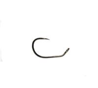 Fulling Mill Jig Force Short Black Nickel Barbless Hooks - 10