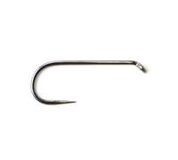 Fulling Mill Nymph Black Nickel Barbless Hooks - 10