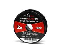 Fulling Mill FLUOROCARBON V2 WORLD CLASS TIPPET - LEADER 50M SPOOL (8lb - 0.252mm - 50m)