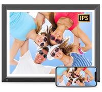 FULLJA Digital Picture Frame 15-inch - Smart WiFi Digital Photo Frame 32GB Large HD IPS Touch Screen, Motion Sensor, Wall Mountable, Instant Sharing Photos and Videos via App or Email