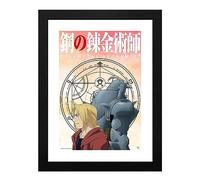 Fullmetal Alchemist Elric Brothers 30 x 40cm Framed Collector Print
