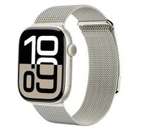 Fullmosa Compatible with Apple Watch Straps 40mm 42mm(S11/10) 38mm 41mm, Magnetic Milanese Loop Replacement iWatch Straps for Women Men for SE 3 2 1 Series 11 10 9 8 7 6 5 4 3 2 1, Starlight