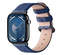 Fullmosa Leather Strap Compatible with Apple Watch Strap 44/45/46/49mm 40/41/42mm, Genuine Leather Strap Compatible with iWatch Ultra 2/Ultra Series10 9 8 7 6 SE 5 4 Sports & Edition, Men and Women