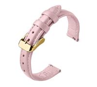 Fullmosa Watch Strap, Genuine Leather Watch Straps with Stainless Metal Clasp, Quick Release Replacement Bands for Women Men, 12mm 14mm 16mm 18mm 19mm 20mm 22mm 24mm