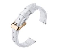 Fullmosa Watch Strap, Genuine Leather Watch Straps with Stainless Metal Clasp, Quick Release Replacement Bands for Women Men, 12mm 14mm 16mm 18mm 19mm 20mm 22mm 24mm