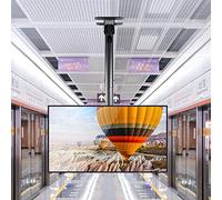 FullMotion TV Mount 360° Swivel & Tilt Ceiling Bracket Compatible with 3275" LCD Flat Screen TVs Max VESA Adjustable Height Easy Installation