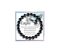 Fullrainbow Eagle Scout Gifts Eagles Bracelet Eagles Gifts for Eagle Lover Eagles Gifts for Women Eagles Jewelry Inspirational Gifts, Middle, Copper, no gemstone