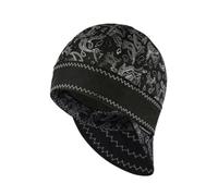 Fullsheild Reversible Welding Cap Flame Resistant CAT 2 Protective FR Welder Hats 6 Pannel Lightweight Printed for Men Women Paisley Black 8