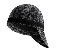 Fullsheild Reversible Welding Cap, Lightweight Cotton Comforts for Safety and Protection, FR 6 Pannel Printed Caps, Black 7 3/4