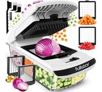 Fullstar Pro Original Chopper - Vegetable Chopper & Cutter - 2 Blades