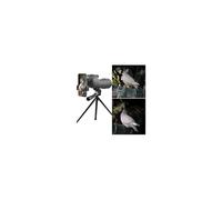 Fulluky Spotting Scope - Ultra HD 25-75 x 60 Telescope, Dual Focusing ED, Waterproof Spotting Scope FMC Lens-BAK4 Prism with Carry Bag, Tripod for Hunting, Birdwatching, Wildlife Scenery (Black)