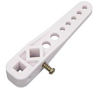 Fully Adjustable White Plastic Toilet Cistern Lever