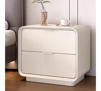 Fully Assembled Nightstand, Nightstands with Drawers,Eco-friendly Board Material,Impact-Resistant, Easy to Clean, Suitable for Bedrooms,Living RoomsHome Offices(White,30cm/11.8in)