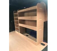 Fully Assembled Van Shelving Racking to fit Ford Transit Connect LWB Plywood System Case Storage OS Units
