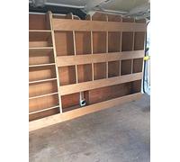 Fully Assembled Van Shelving Racking to fit Ford Transit Custom SWB Plywood System Case Storage Unit 1 UK